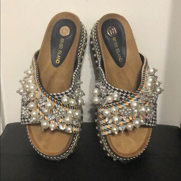 River Island Platform Sandal - Picture 1 of 5